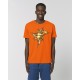 Camiseta Hombre "Big Bang" naranja