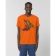 Camiseta Hombre " Duende Verde" naranja