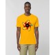 Camiseta Hombre "Espiral" amarillo spectra