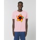 Camiseta Hombre "Espiral" rosa