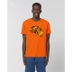 Camiseta Hombre "Fósil" naranja