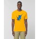 Camiseta Hombre "Agua" amarillo spectra