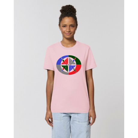 Camiseta Mujer "4 vientos" rosa