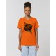 Camiseta Mujer "Atomic" naranja