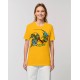 Camiseta Mujer "Evolución" amarillo spectra