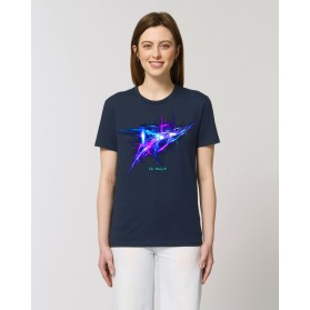 Camiseta Mujer "Frequency" navy