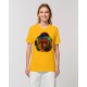 Camiseta Mujer "Mandala" amarillo spectra