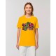 Camiseta Mujer " Nice Unum" amarillo spectra