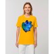 Camiseta Mujer "Pilares de la Creación" amarillo spectra