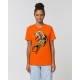 Camiseta Mujer "Pléyades" naranja
