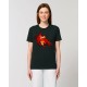 Camisetas The Origen Mujer "Lirio de Fuego" negra