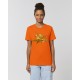 Camiseta mujer "Natura" naranja