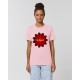 Camiseta mujer "Virus" rosa