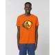 Camiseta Hombre "Universos" naranja