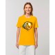 Camiseta Mujer " Universos" amarillo spectra