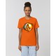 Camiseta Mujer " Universos" naranja
