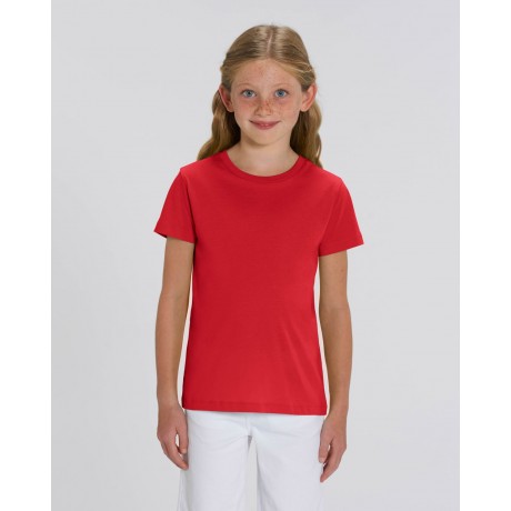 Camiseta niña Roja para personalización