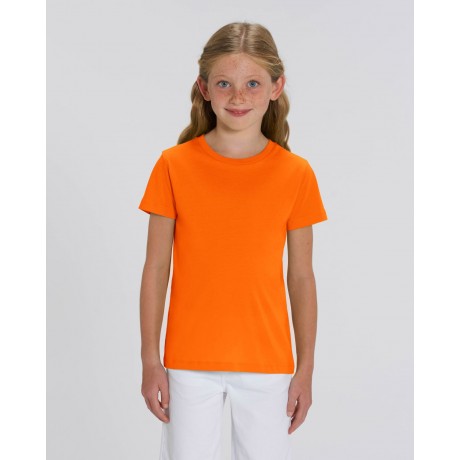 Camiseta niña Mandarina para personalización