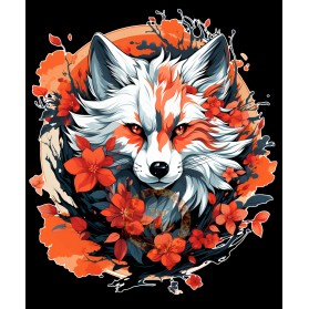 Dibujo Camiseta The Origen Kitsune - Protectora de los Bosques 