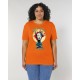 Camiseta The Origen - Sinfonía Nocturna: Un retrato de conexión entre tierra y cielo Chica Orange