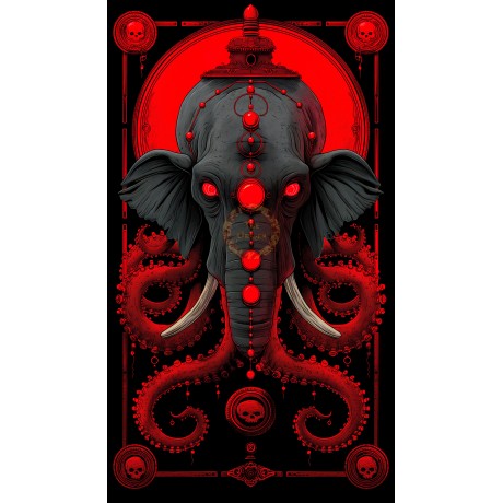  Dibujo Camiseta The Origen - Makara: El Vāhana de los Dioses del Agua