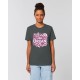 Camiseta The Origen - Explosión Floral Chica Antracita