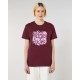 Camiseta The Origen - Explosión Floral Chica Burdeos