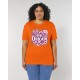 Camiseta The Origen - Explosión Floral Chica Orange