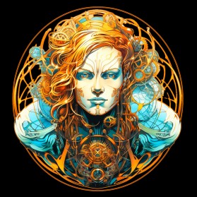 Dibujo Camiseta The Origen - La Centinela del Cuerno del Alba: La Luz del Despertar 