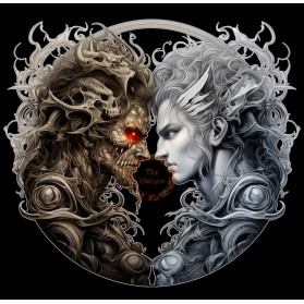 Dibujo Camiseta The Origen - A Imagen y Semejanza: El Ángel y el Demonio Interior 